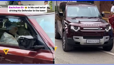 Amitabh Bachchan Seen Driving His Rs 1.26 Crore Land Rover Defender