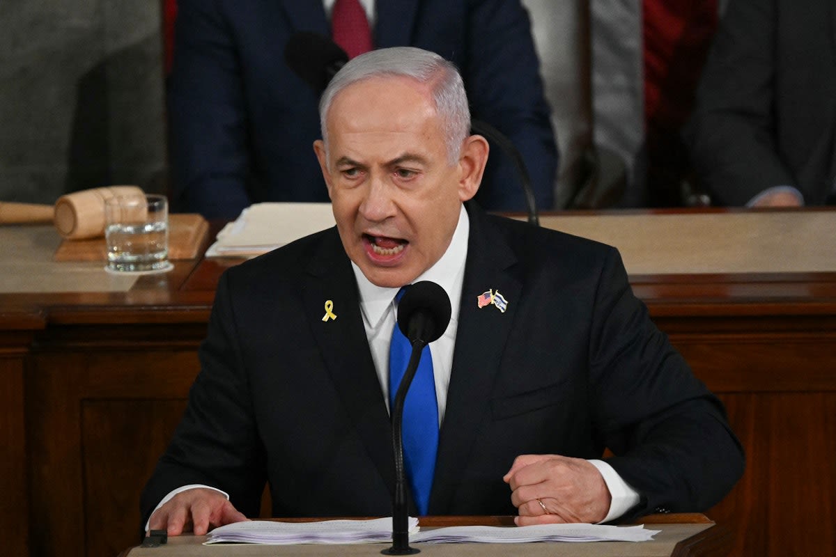 Protesters Dragged Out of Netanyahu Speech to Congress Over T-Shirts