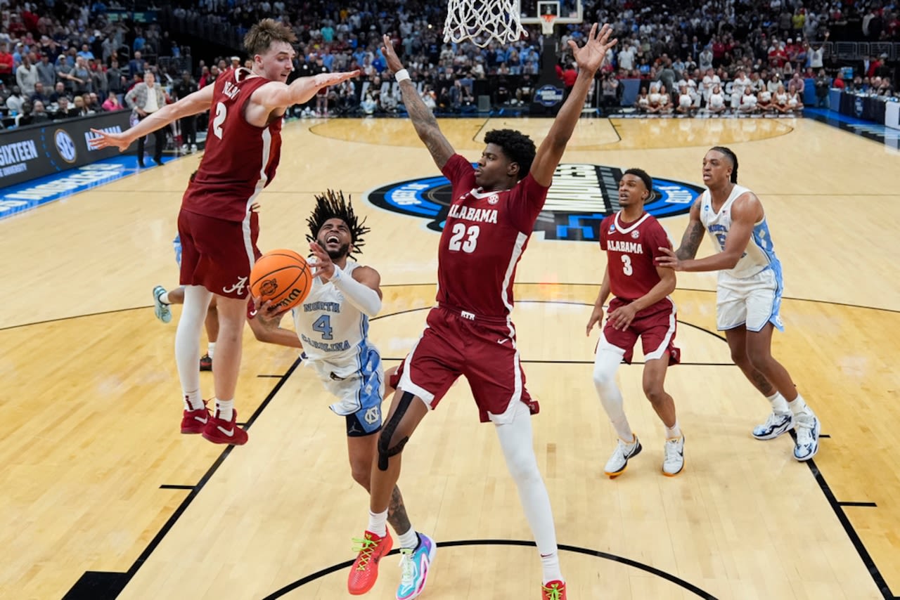 Alabama, UNC set for Sweet 16 rematch in SEC-ACC challenge