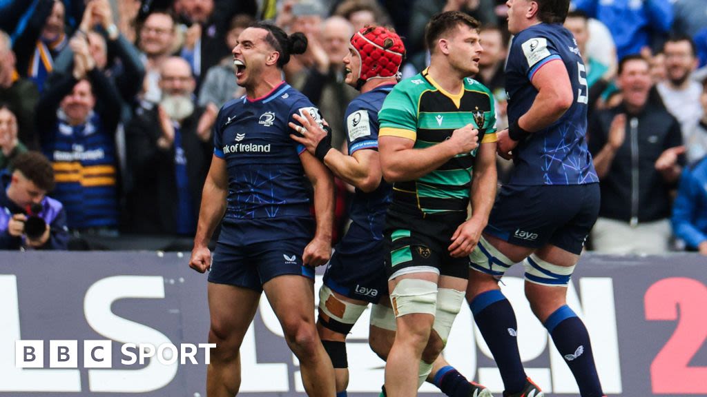 Investec Champions Cup: Leinster 20-17 Northampton - Leinster beat Saints to make Euro final with Lowe treble