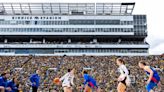 Stunning images from Iowa's record-breaking exhibition win over DePaul at Kinnick Stadium
