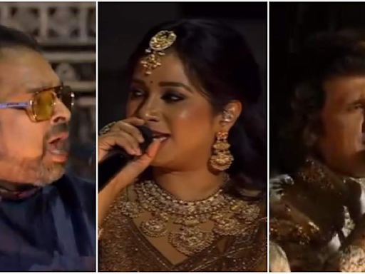 Anant Ambani-Radhika Merchant Aashirwad Ceremony: Shankar Mahadevan, Shreya Ghoshal and Sonu Nigam's musical rendition is treat to ears