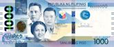 Philippine one thousand-peso note