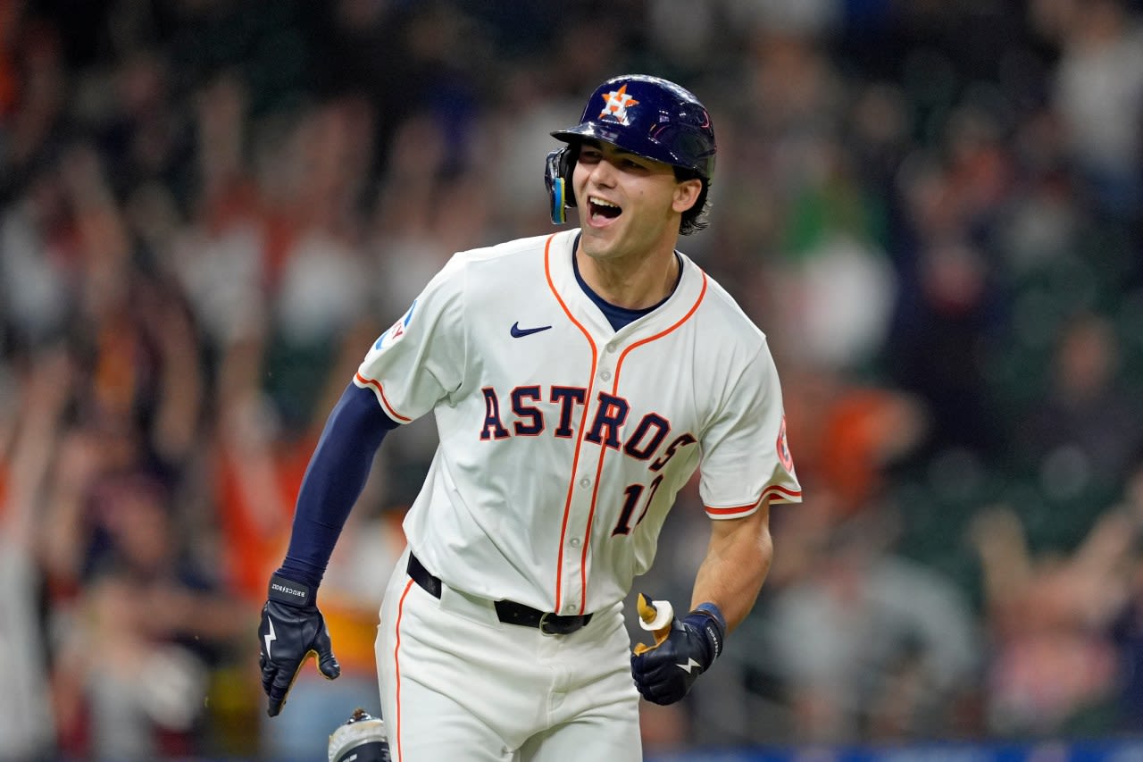 Loperfido hits first MLB homer, Javier solid as Astros beat A’s to complete sweep