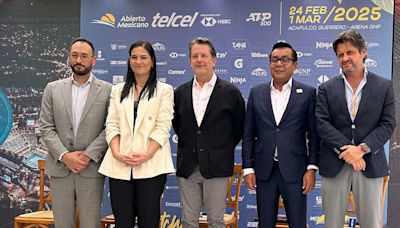 Presentan edición 2025 del Abierto Mexicano de Tenis en Acapulco