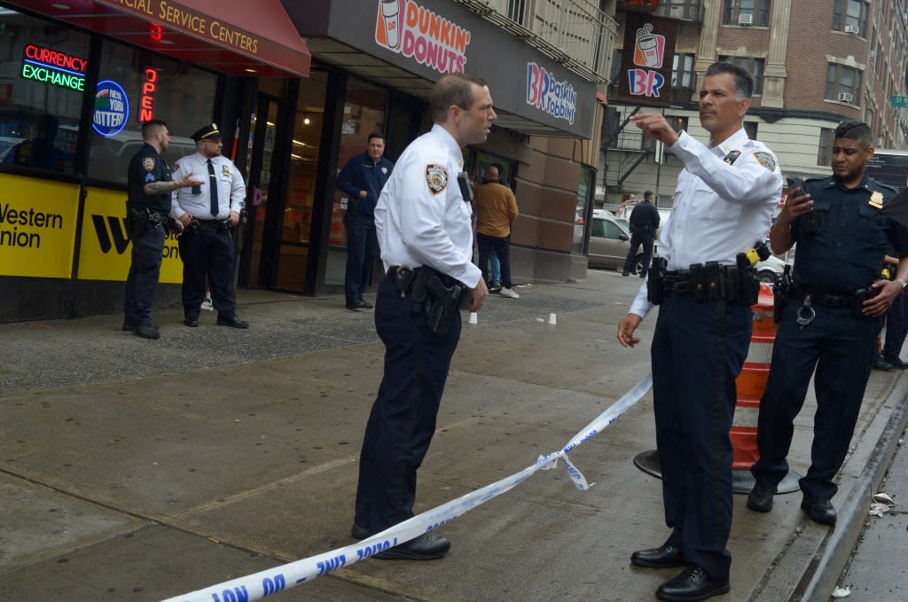 Man shot on Harlem street after fight erupts on train: ‘Anybody could’ve gotten hit’