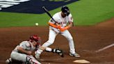 World Series 2022: Umpire rules Astros' Aledmys Díaz leaned into HBP in pivotal extra-inning at-bat