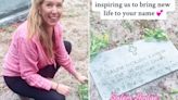 Mum-to-be finds unborn daughter's perfect name in a GRAVEYARD