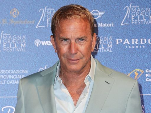 Kevin Costner looks dapper at Magna Graecia Film Festival in Italy