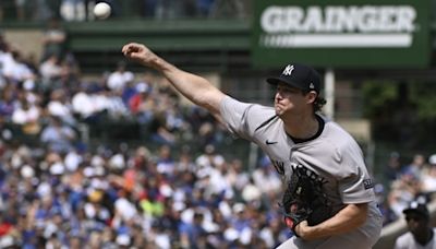 Yankees fail to give Gerrit Cole much run support in 2-1 loss to Cubs