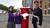 First Red Mail Box With King Charles' Cypher Unveiled In Central England