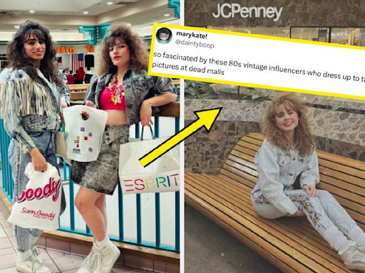 These Fashion Influencers Are Going Viral For Reviving ‘80s Fashion At Dead Malls, And It’ll Make You Seriously Nostalgic