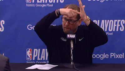 Nick Nurse rips officiating after Philadelphia 76ers' heartbreaking loss to New York Knicks