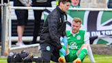 Hibs' Cadden set for scan on thigh issue