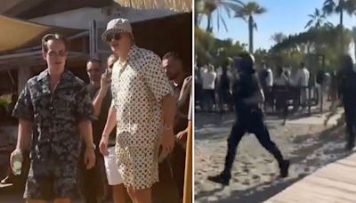 Erling Haaland confronted by police with Man City star caught up in beach raid