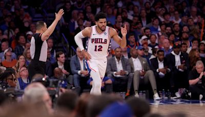 Nick Nurse singles out Tobias Harris after Sixers beat Knicks in Game 5