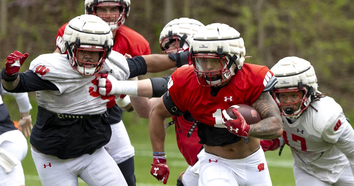 Photos: Wisconsin football's final spring practice