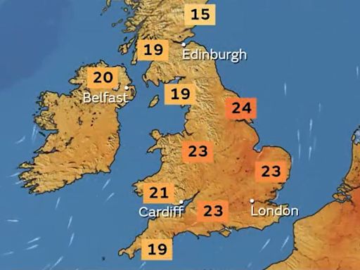 Highs of 26C for UK this week amid improving forecast