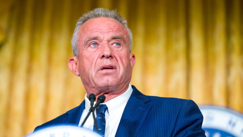 RFK Jr. denies eating a dog while sidestepping sexual assault allegations in Vanity Fair article | CNN Politics