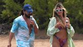 Heidi Klum cuddles up to Tom Kaulitz at the beach on family getaway