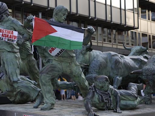 El genocidio en Palestina no se olvida por San Fermín