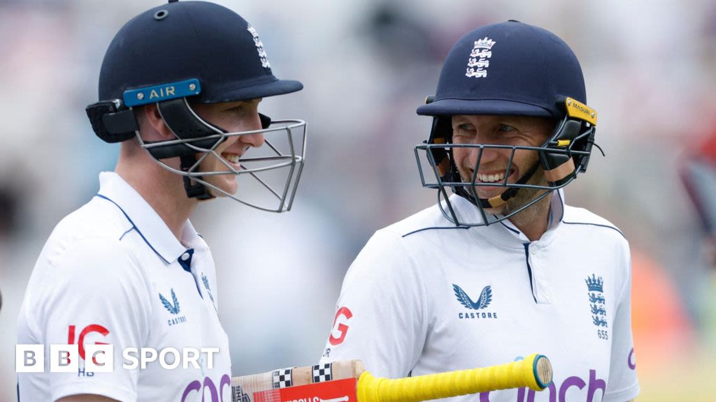 England vs West Indies: Joe Root and Harry Brook build hosts' lead at Trent Bridge