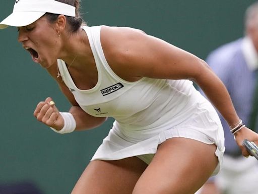 Marketa Vondrousova is the first defending women’s Wimbledon champ out in the first round since 1994