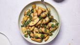 Roasted Potatoes With Spinach Chimichurri Recipe