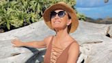 Jane Seymour Poses in Plunging One-Piece Swimsuit and Makeup-Free Selfie in Vacation Snaps