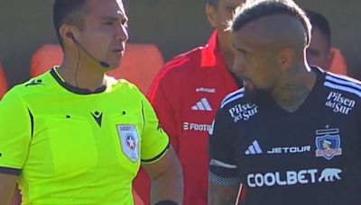 “Se cree figura”: Arturo Vidal se fue contra el árbitro tras empate de Colo Colo