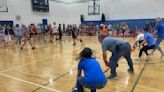 York Elementary fifth graders beat teachers at dodgeball on last day before summer break