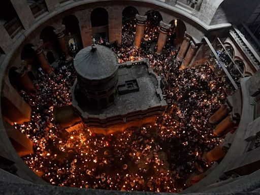 What did the archaeologists unearth at Jerusalem's holy church? Why is it significant?