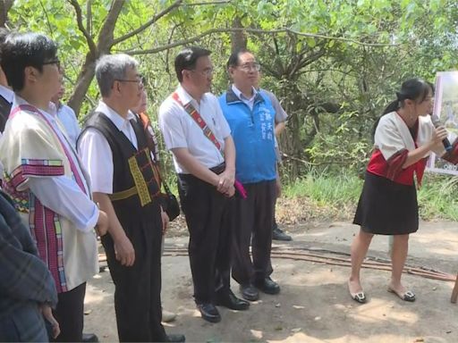 陳建仁視察國立原博館預定地 陳菊:期待早日完工