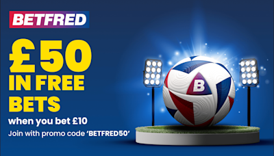 Get £50 in free bets for Leicester vs Tottenham on Monday night with Betfred