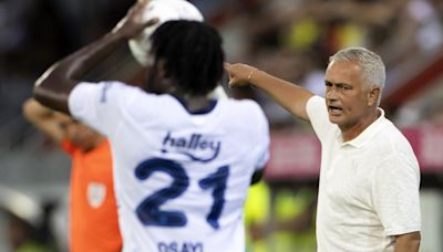 Jose Mourinho narrowly avoids ultimate humiliation in first Fenerbahce clash