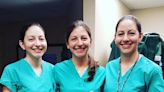 Identical triplet sisters all became OB-GYN doctors ... and work with their mom!