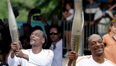 Un fuego que también le gusta: Snoop Dogg portó la antorcha olímpica