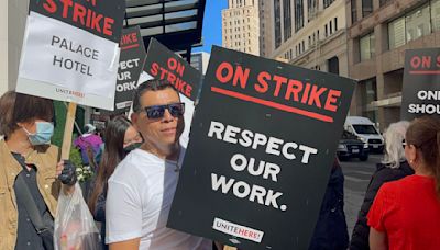 San Francisco hotel workers on Day 3 of strike