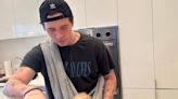 Brooklyn Beckham tells haters to ‘keep writing’ about his cooking videos as he’s ‘working his bum off’