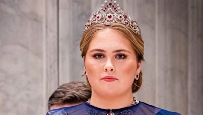 La interesante historia detrás de la tiara que Amalia de Holanda lució en su primera cena de gala