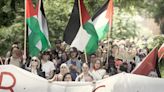 Netherlands: Nijmegen Radboud University students and faculty members walk out against the genocide in Gaza