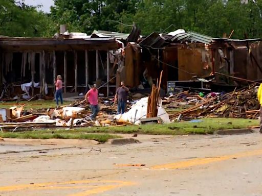 Multiple fatalities after tornado rips through rural Iowa city, official says, as severe storms rake the Midwest