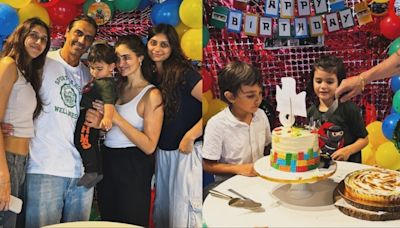 Arjun Rampal's daughters Mahikaa, Myra celebrate his sons' Arik and Ariv's birthdays; GF Gabriella shares inside pics