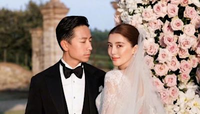 吳千語嫁百億富三代婚禮現場曝！穿「林心如同牌白紗」浪漫刺繡超仙