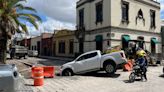 Lluvias dejan al descubierto baches y hoyos en calles de la capital de SLP | San Luis Potosí