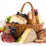 Filled with high-quality, artisanal food items such as cheeses, crackers, chocolates, and wine. Perfect for foodies or those who appreciate fine dining. Can be customized to include specific dietary restrictions or preferences.