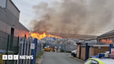 Huyton: Residents told to shut windows as huge fire rages