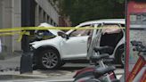 Elderly woman killed after suspect steals vehicle, crashes into building near DC US Attorney's Office: Police