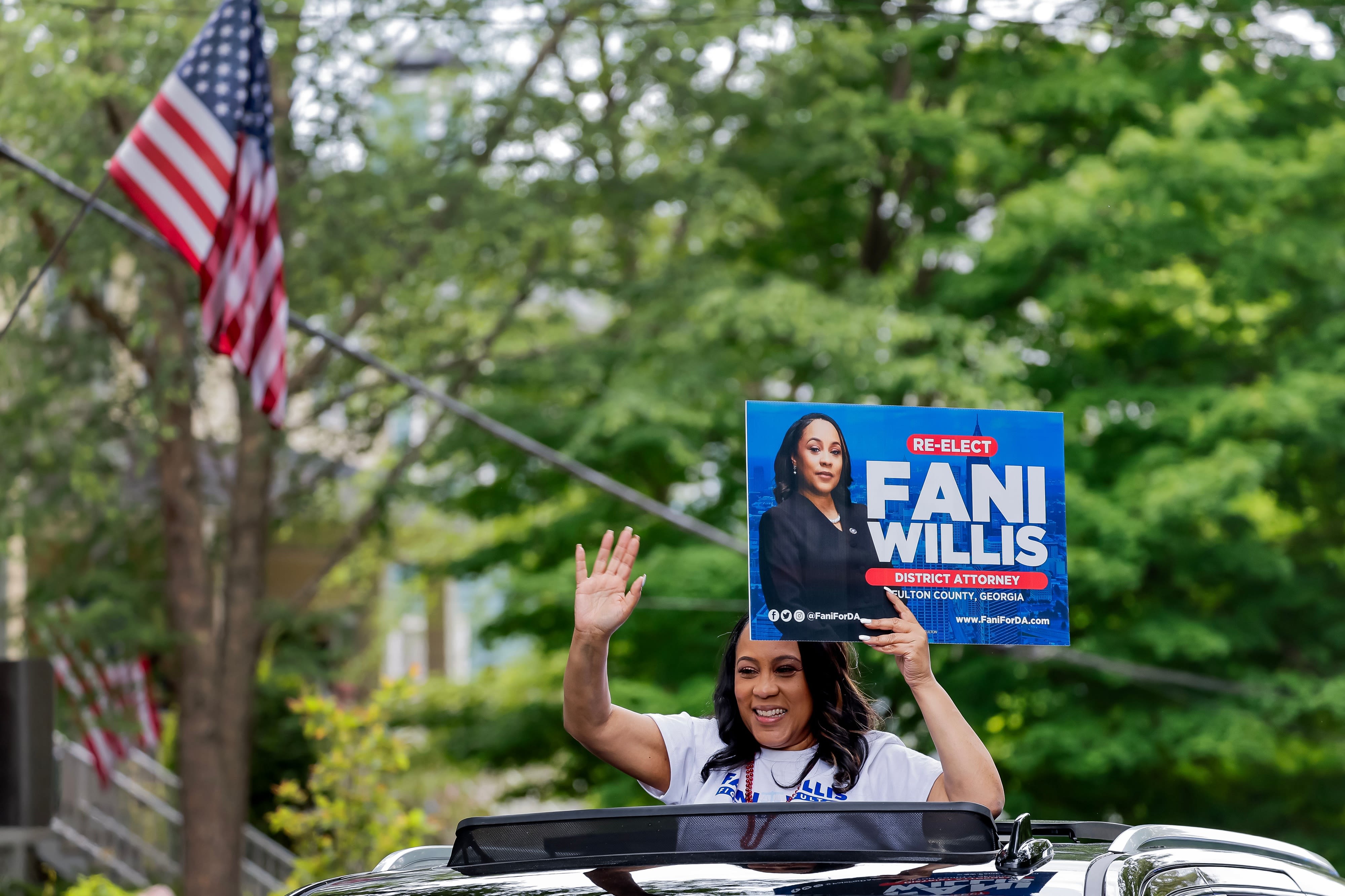 Fani Willis campaigns to keep her job — and continue prosecuting Trump