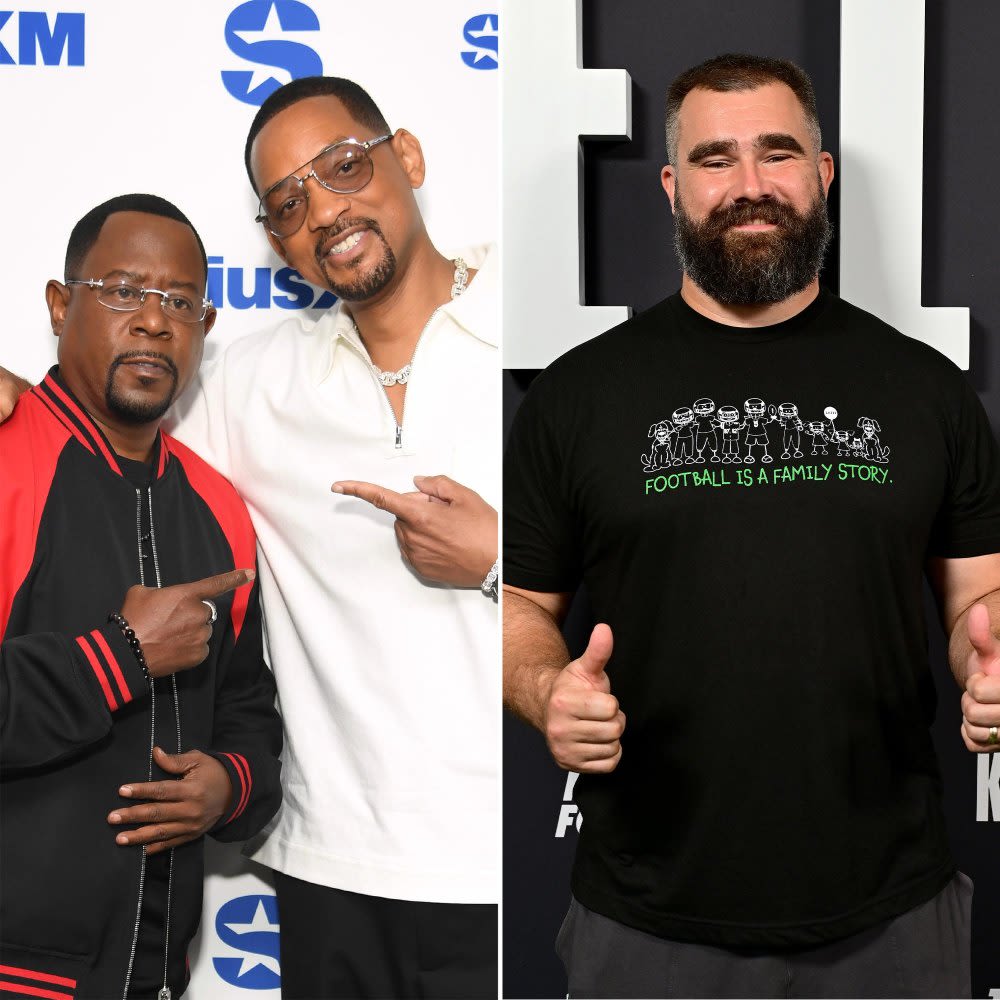 Will Smith and Martin Lawrence React to Jason Kelce Not Washing Feet